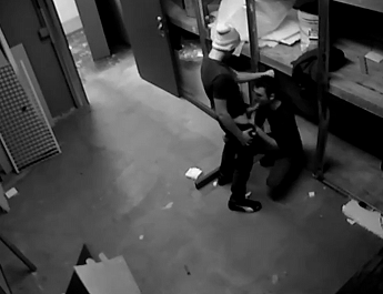 Security camera catches teen boys sucking and fucking