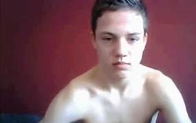 German teen boy masturbating on cam