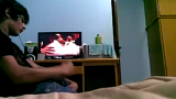 Teen boy caught masturbating, hidden cam set by gay friend