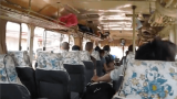 Thailand boy cums in public bus