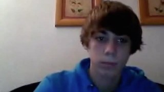 German teen boy talks dirty as he jerks off