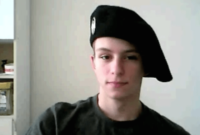 Pretty Russian teen boy jerks and cums on webcam