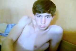 American Teen Boy Cums on Webcam
