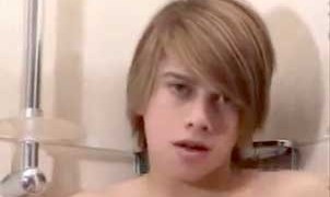 Hot gay Russian teen boy nude jerk off solo