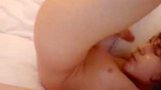 Sweet teen boy gives himself a cum facial on webcam